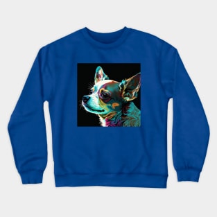 Chihuahua Pop Art Painting Crewneck Sweatshirt